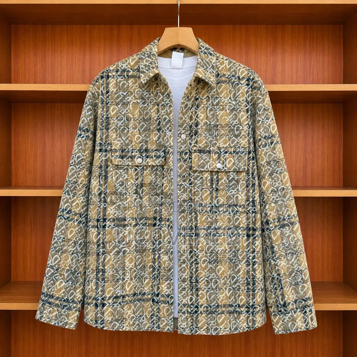 Long-Sleeved Button-Up Jackets Featuring Various Graphic Patterns