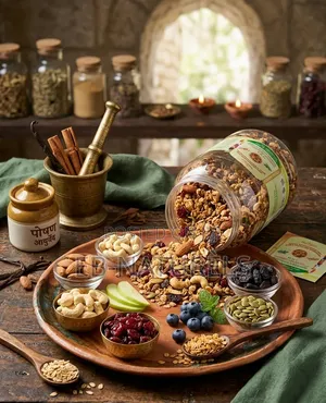 High Protein Fiber Rich Essential Granola Nutriplus