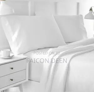 The Feel of Pure Original Cotton(2 Hotel Cotton Sheets,4 Pillow Cases