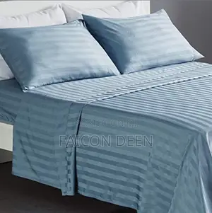 Built for Busy Hospitality Use (2 Cotton Hotels Sheets ,4 Pillow Cases