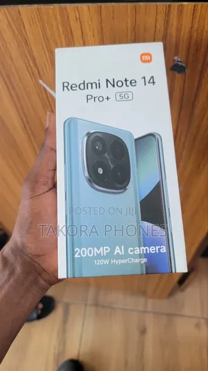New Xiaomi Redmi Note 14 Pro+ 5G 256 GB Black