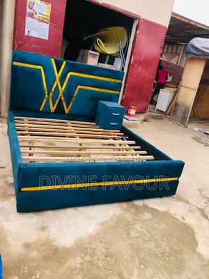 Brand New Queen Size Material Bed Frame Available for Sale