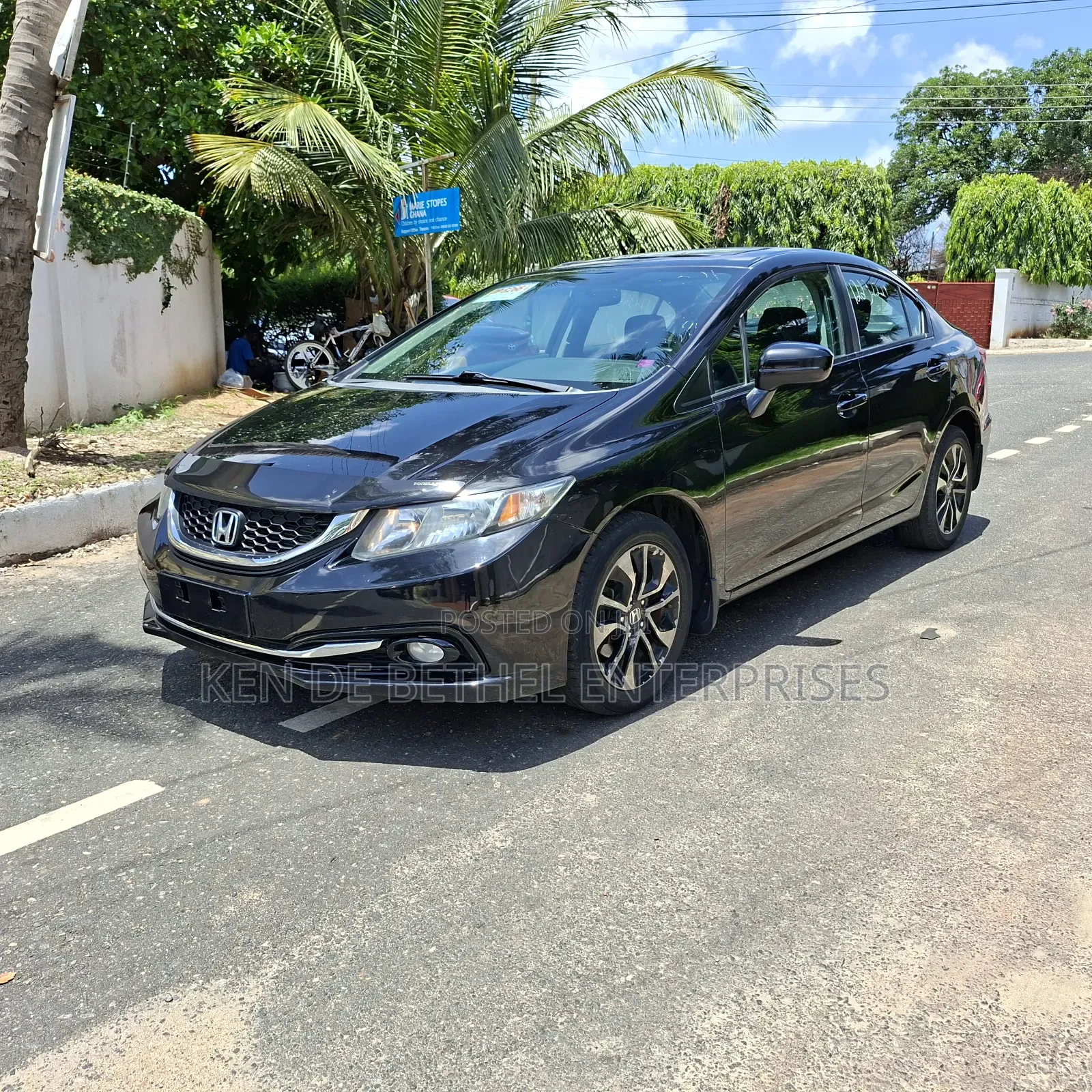 Honda Civic EX 4dr Sedan (1.8L 4cyl CVT) 2015 Black