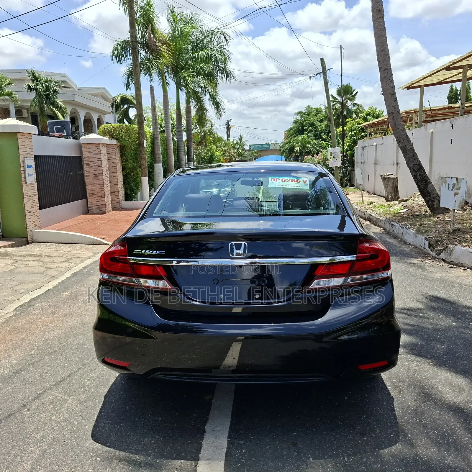 Honda Civic EX 4dr Sedan (1.8L 4cyl CVT) 2015 Black