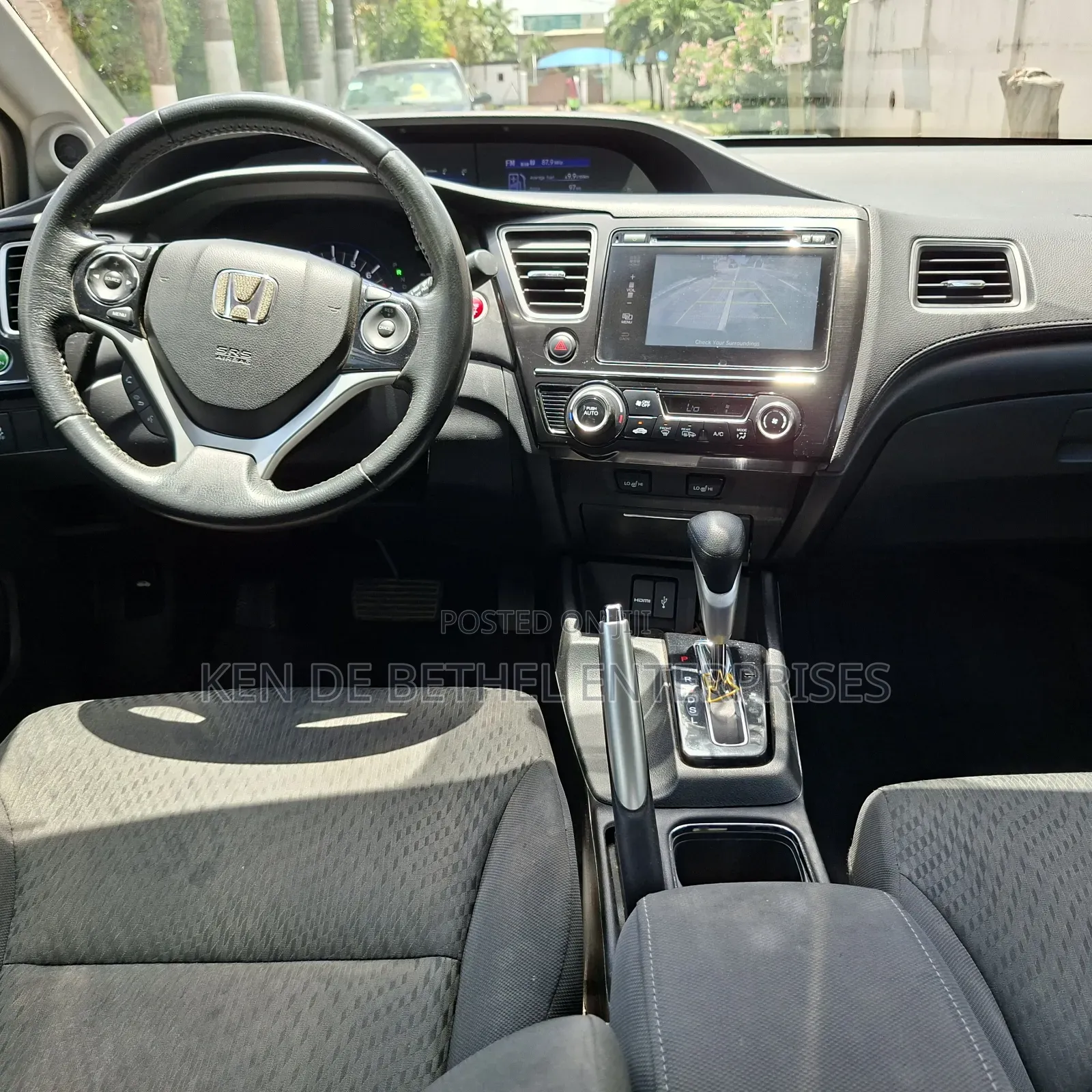 Honda Civic EX 4dr Sedan (1.8L 4cyl CVT) 2015 Black