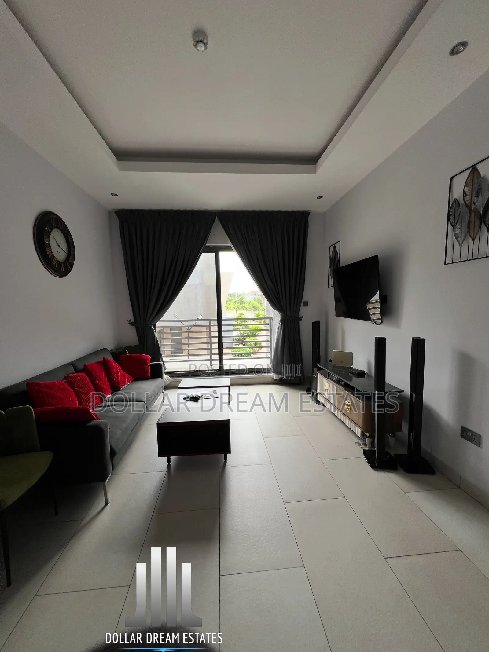 Furnished 1bdrm Apartment in Adjiriganor for rent