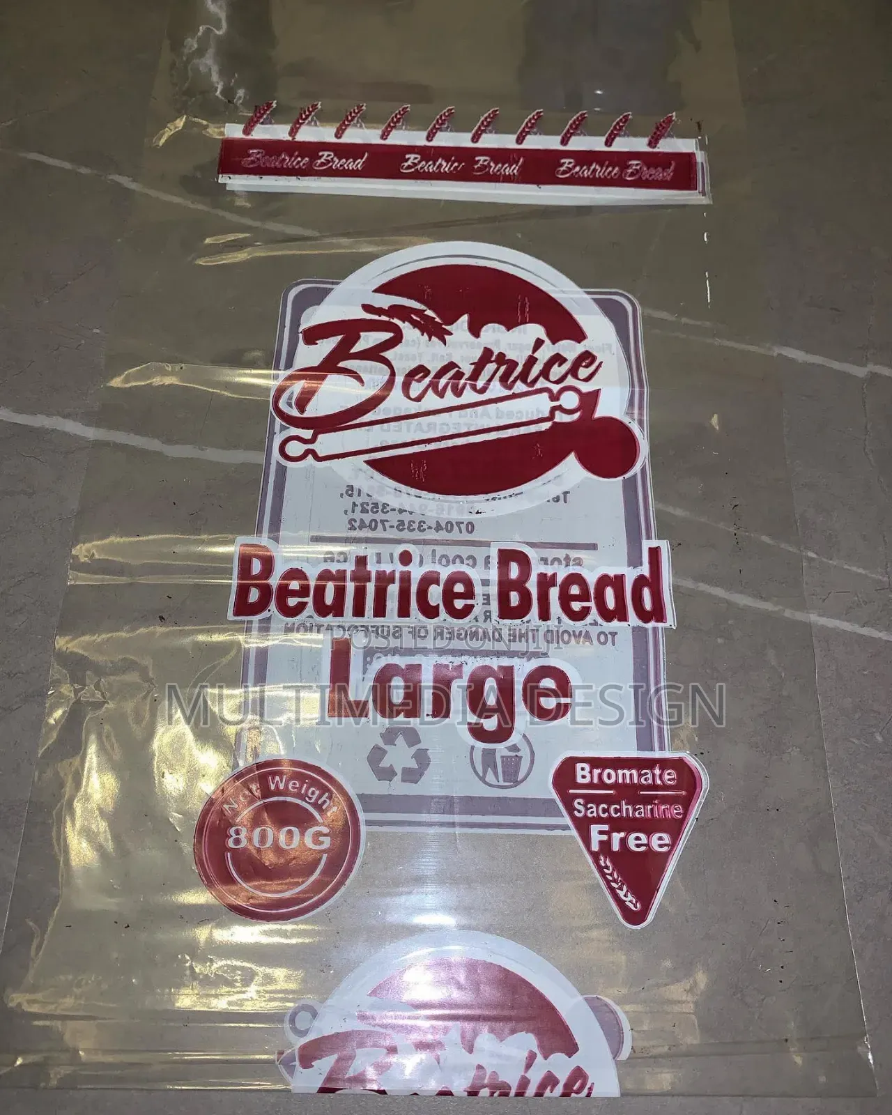 Bread Rubber Branding