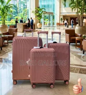 Peach Color Luggage