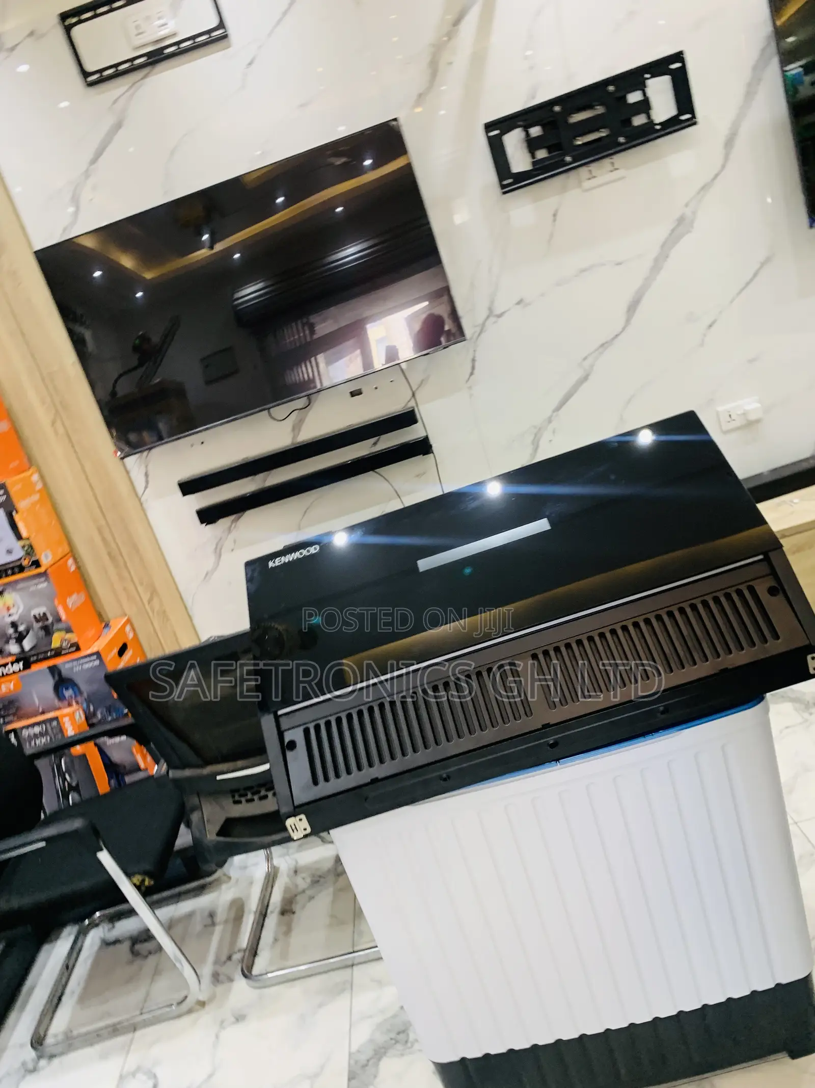 Just Order Kenwood 90cm Mirror Black Finish Extractor