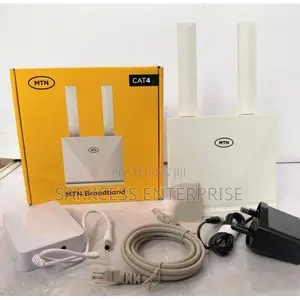 MTN 4g Turbonet All Networks Broadband Router Plus Power Bank - White