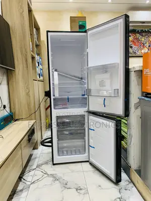 Ultra Modern Sleek Double Door Fridge Pearl Pf-370-13m