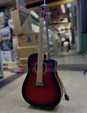 Yamaha Semi Acoustic Guitar (Red)