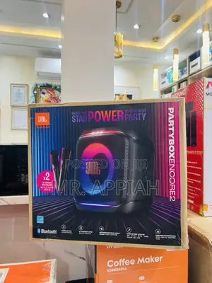Brand New JBL Partybox Encore 2 Portable Party Speaker With 2 Mic