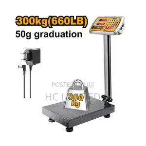 Ingco 300kg (600lb) Electronic Scale With 50g Graduation-Hesa33003