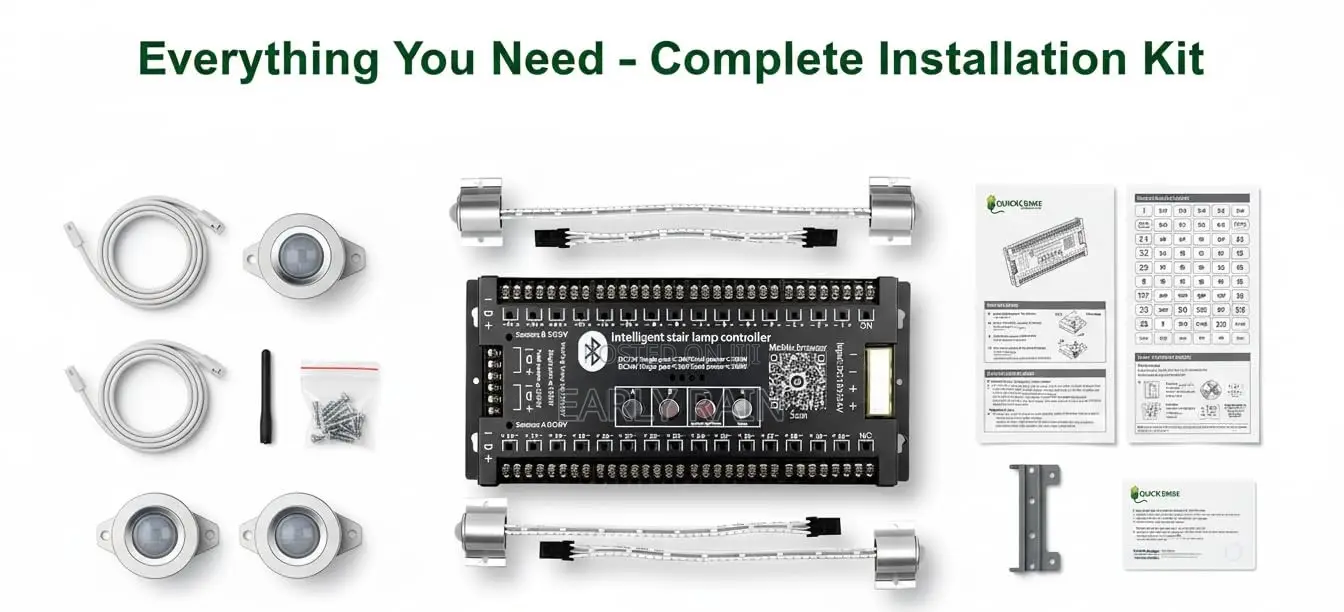App Controlled Motion Sensor Staircase Lighting Controller System