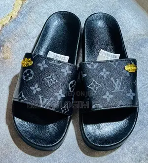 Original Luis Vuitton and Gucci Slides Available in Stock