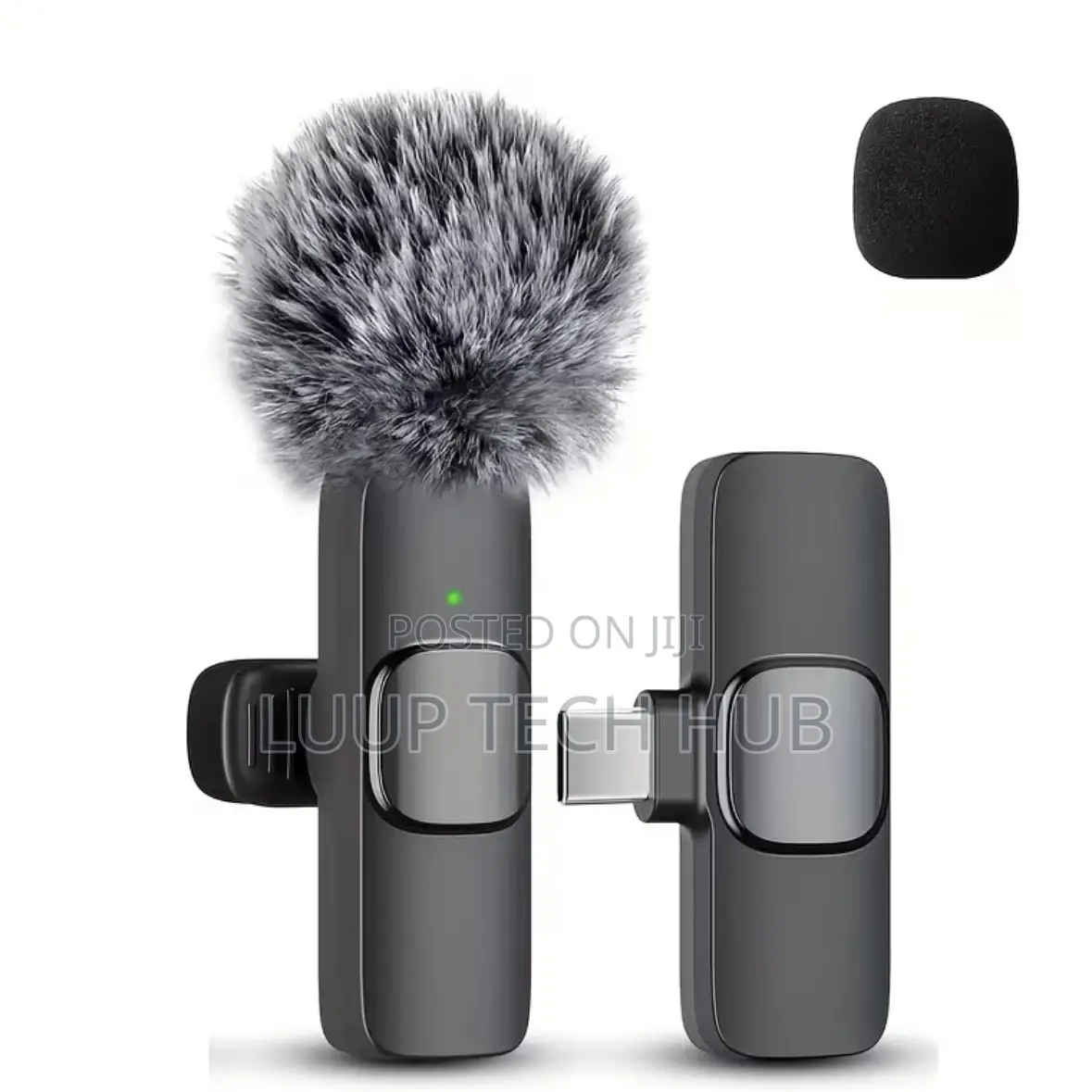 2 Wireless Lavalier Microphones