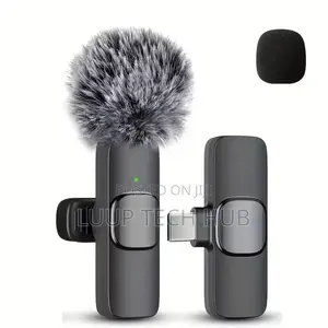 2 Wireless Lavalier Microphones