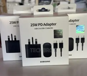 Samsung 25w Adapter With Usb Type-C to Type-C Cable