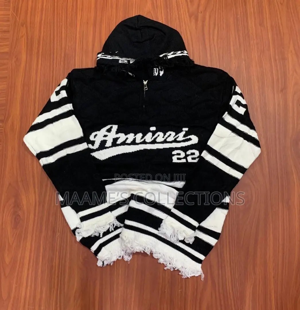 Balenciaga Distressed Knitted Hoodie