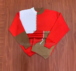 Men’S Color Block Knitted Sweater / Cardigan / Pullover