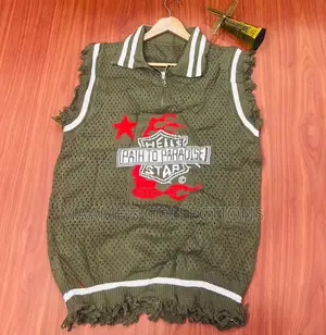 Branded Sleeveless Knit Sweater Vest