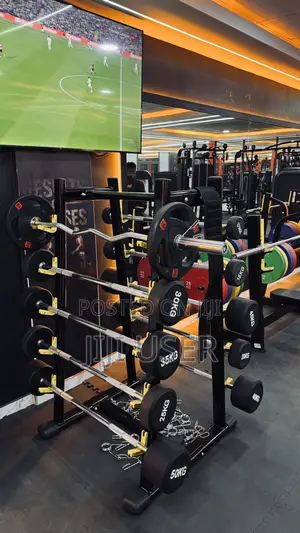 Fixed Barbell With Rack