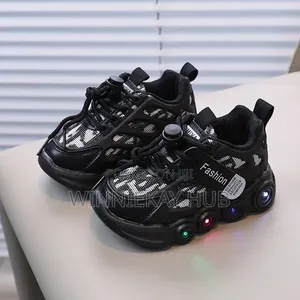 Black Lux Light Sneakers