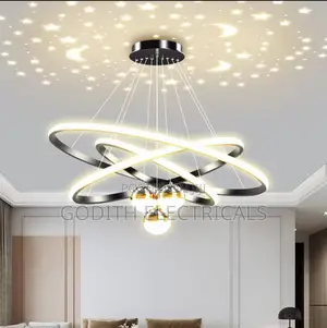 Black Pendant Light With 3 Colors