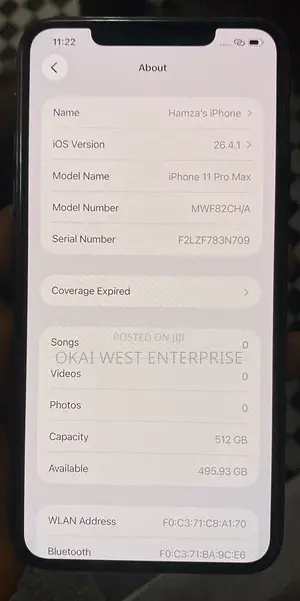 Apple iPhone 11 Pro Max 512 GB Black