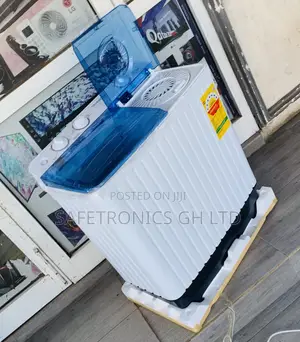 High Essential Nasco Twin Top Washing Machine 8kg-Nas-08-Tw
