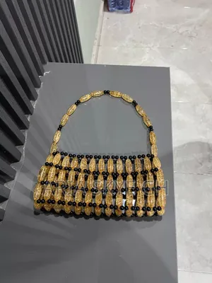 Gold Crystal Handmade Bag