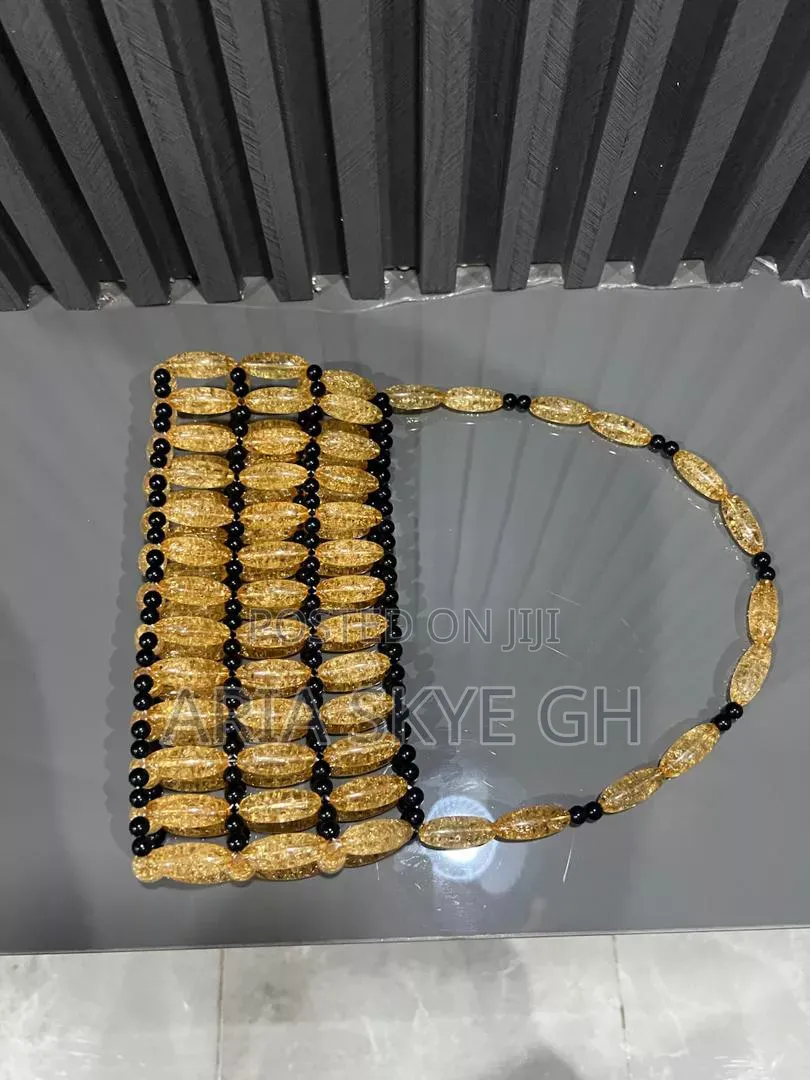 Gold Crystal Handmade Bag