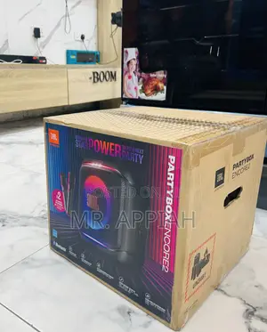 Affordable JBL Partybox Encore Portable Speaker With Mic(Black)
