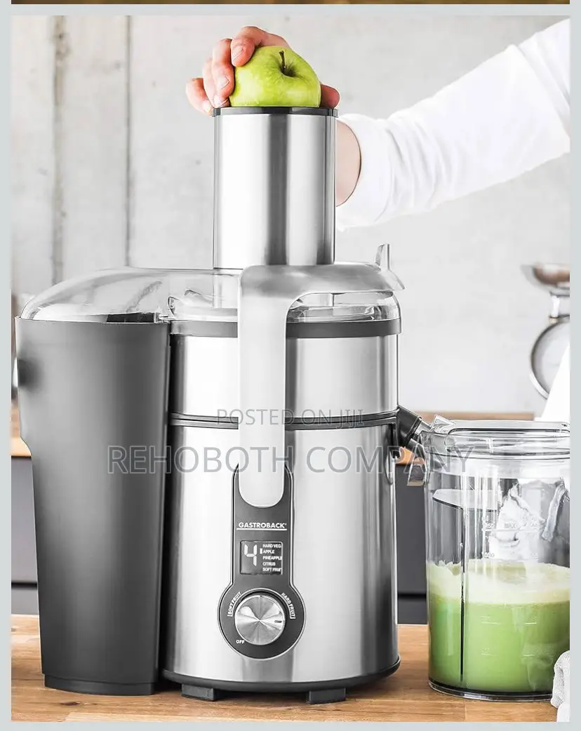 Gastroback 40151 Design Multi Juicer 1300 Watt, Silver/Black