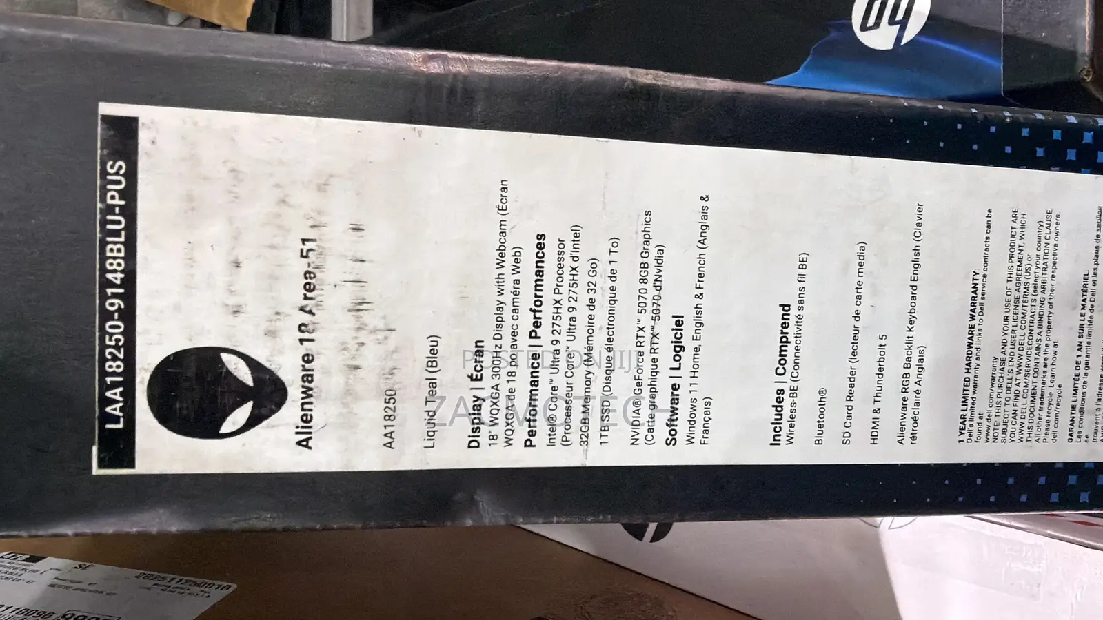 New Laptop Alienware Aurora R16 16GB Intel Core Ultra 7 SSD 1T