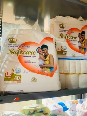 Softcare Premium Soft Baby Nappies , Diapers All Sizes S,M,L