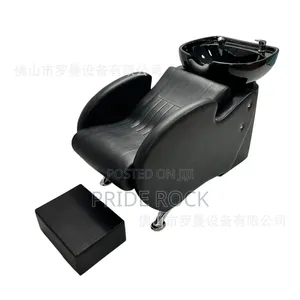 Quality All Black Shampoo Bed, Salon Chair