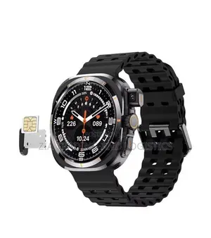 Bw8 Smartwatch With Sim Card Slot, Bluetooth Camera - Black