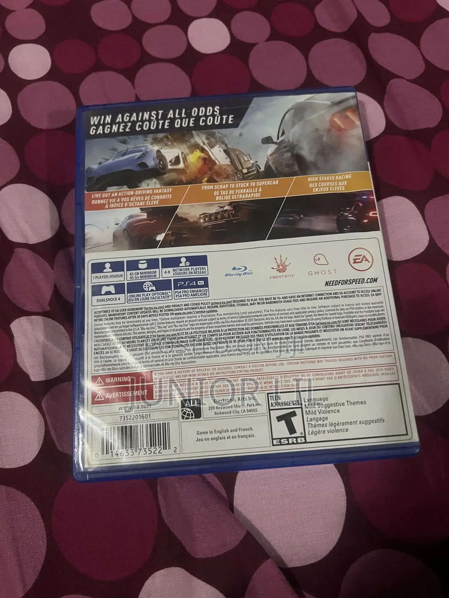 Need for Speed Payback for Ps4