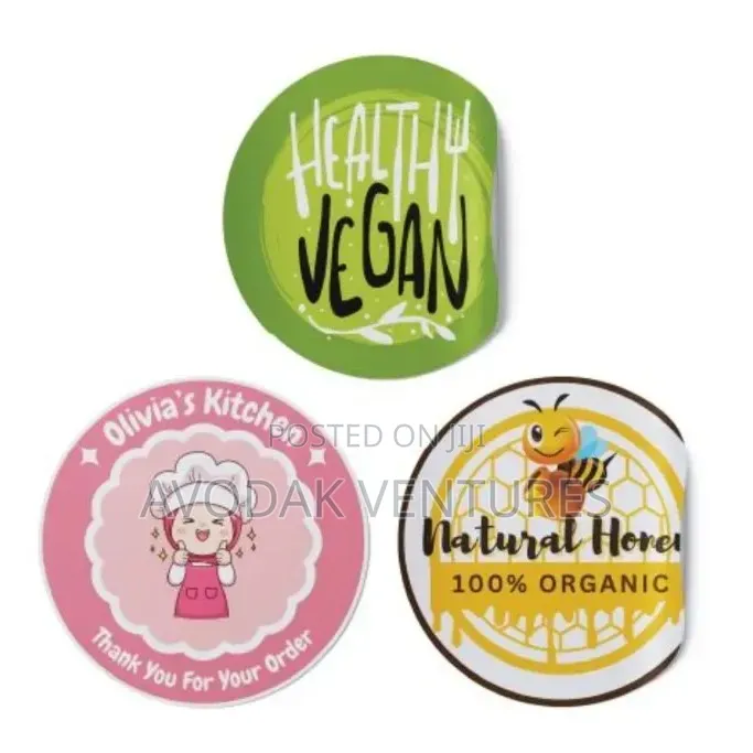 High-Quality Print Cut Stickers / Labels