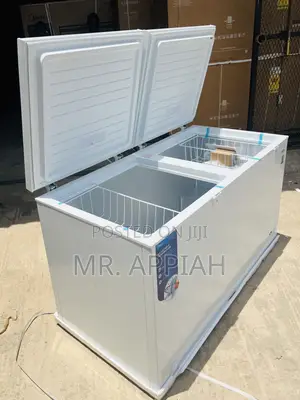 Get Premium Midea 508l 2 Door Electric Chest Freezer 