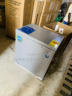 Lovely New Grey Chest Freezer Single Door Midea 198l
