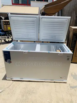 Ultra Modern White Two Door 508l Chest Freezer Midea