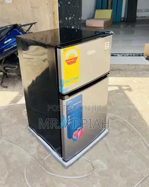 Premium Midea 2 Door Table Top Fridge(87liters)Gray 