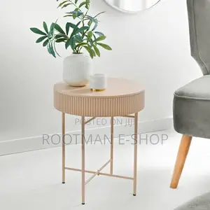 New Stunning Stone Coffee Table -Black, Perfect for Placing Drinks