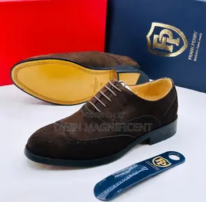 Frank Perry Brand Leather and Suede Men's Brogues