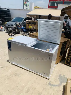 508l Double Door Midea White Chest Freezer