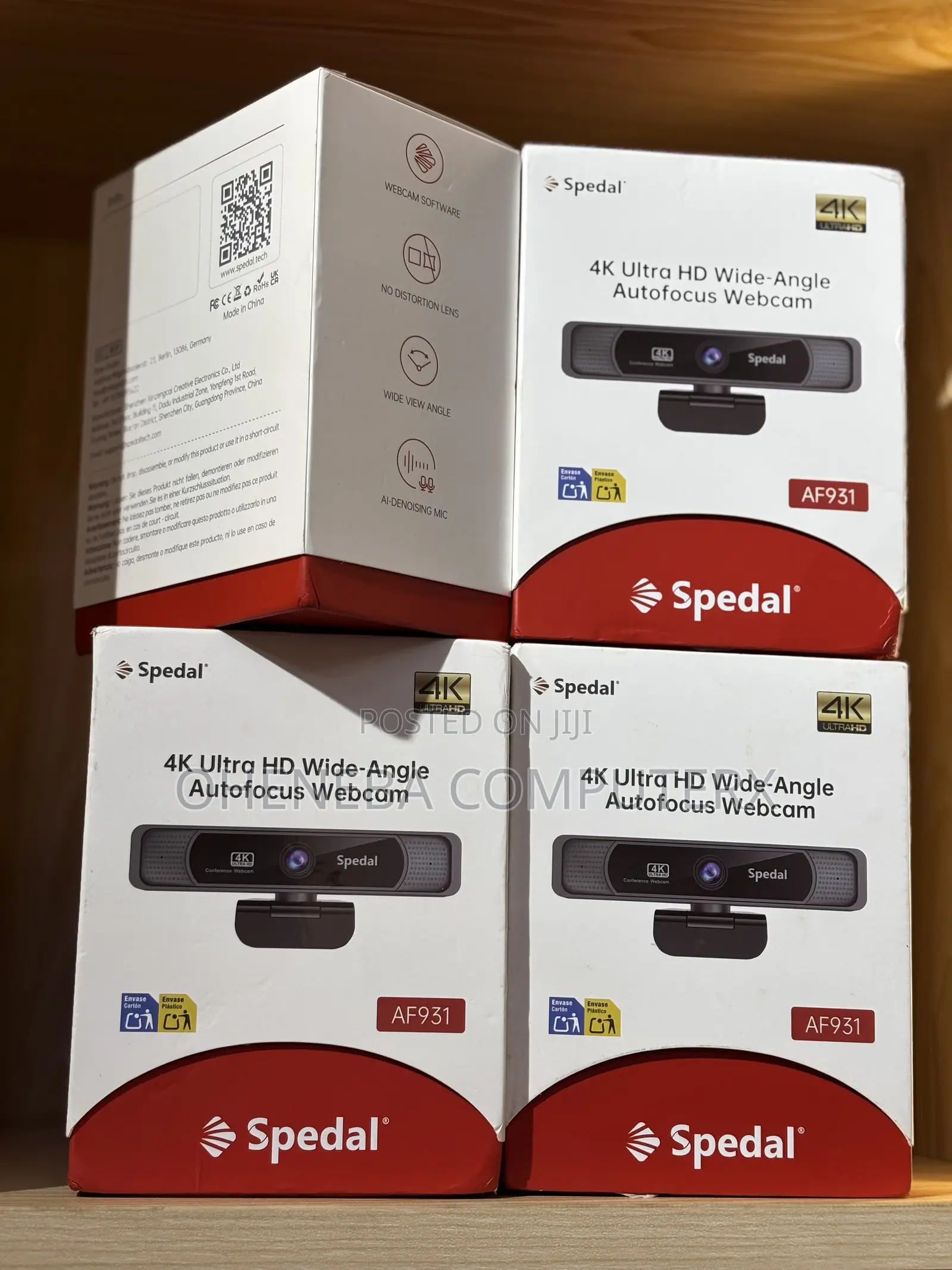 Spedal Resolution Webcam Ai-Noise Deduction