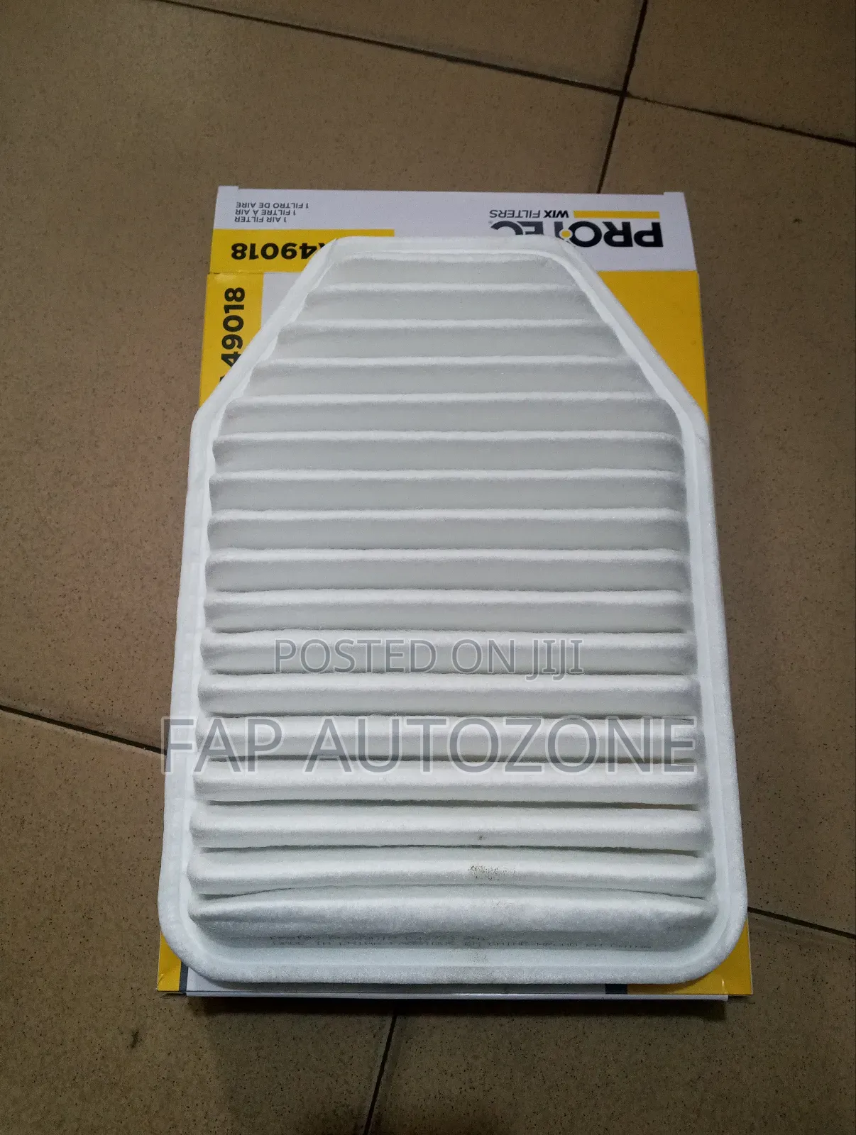 10665. Original Jeep Wrangler Air Filter Imported Directly From Usa